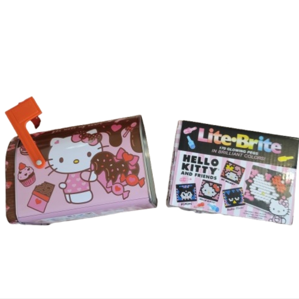 Hello Kitty Lite-Brite Set Mini And Hello Kitty Mail Box Bundle Kidscore Holiday